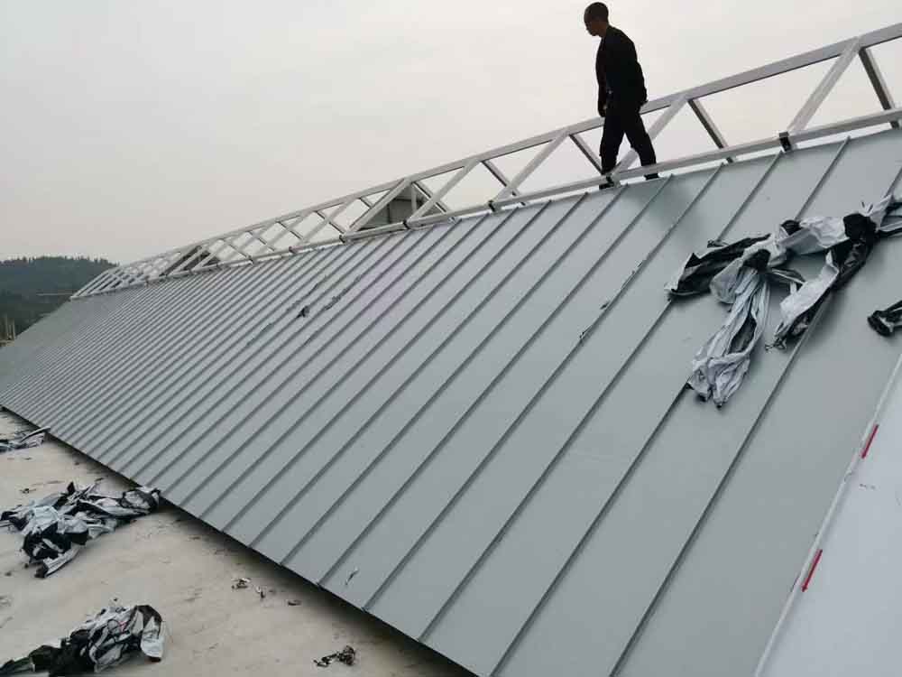 直立锁边工程案例4